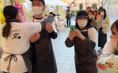 あったかもん準グランプリ結果発表時のようす