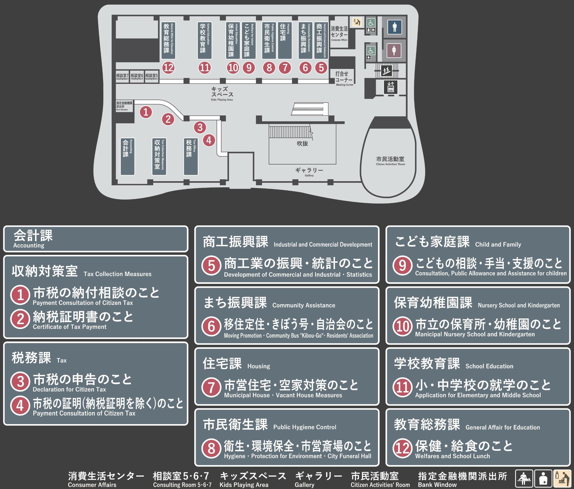 2階フロア図