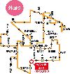 南部線外回りの路線図