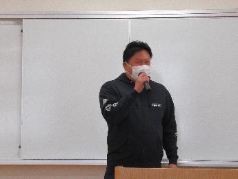 ボール寄付をしてくださった株式会社AYUMO代表取締役河合 成文様