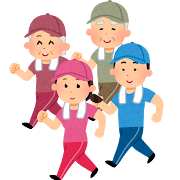 ウォーキングイラスト