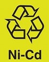 ニカド電池のリサイクルマーク