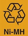 ニッケル水素電池のリサイクルマーク