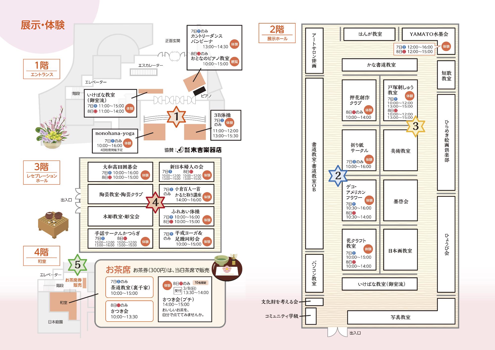 第52回大和高田市生涯学習成果発表会＿パンフレット中