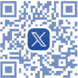 コスモスプラザ公式Xの二次元コード