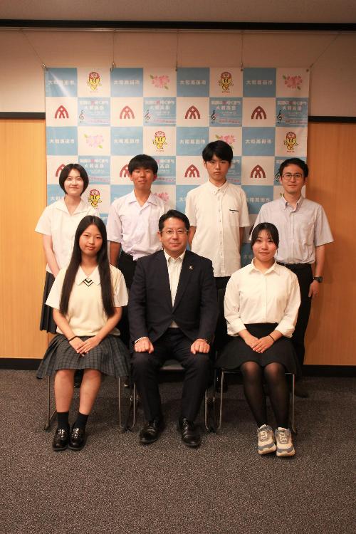 市長応接室にて