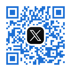 コスモスプラザ公式Xの二次元コード