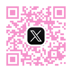 みくちゃん公式Xの二次元コード