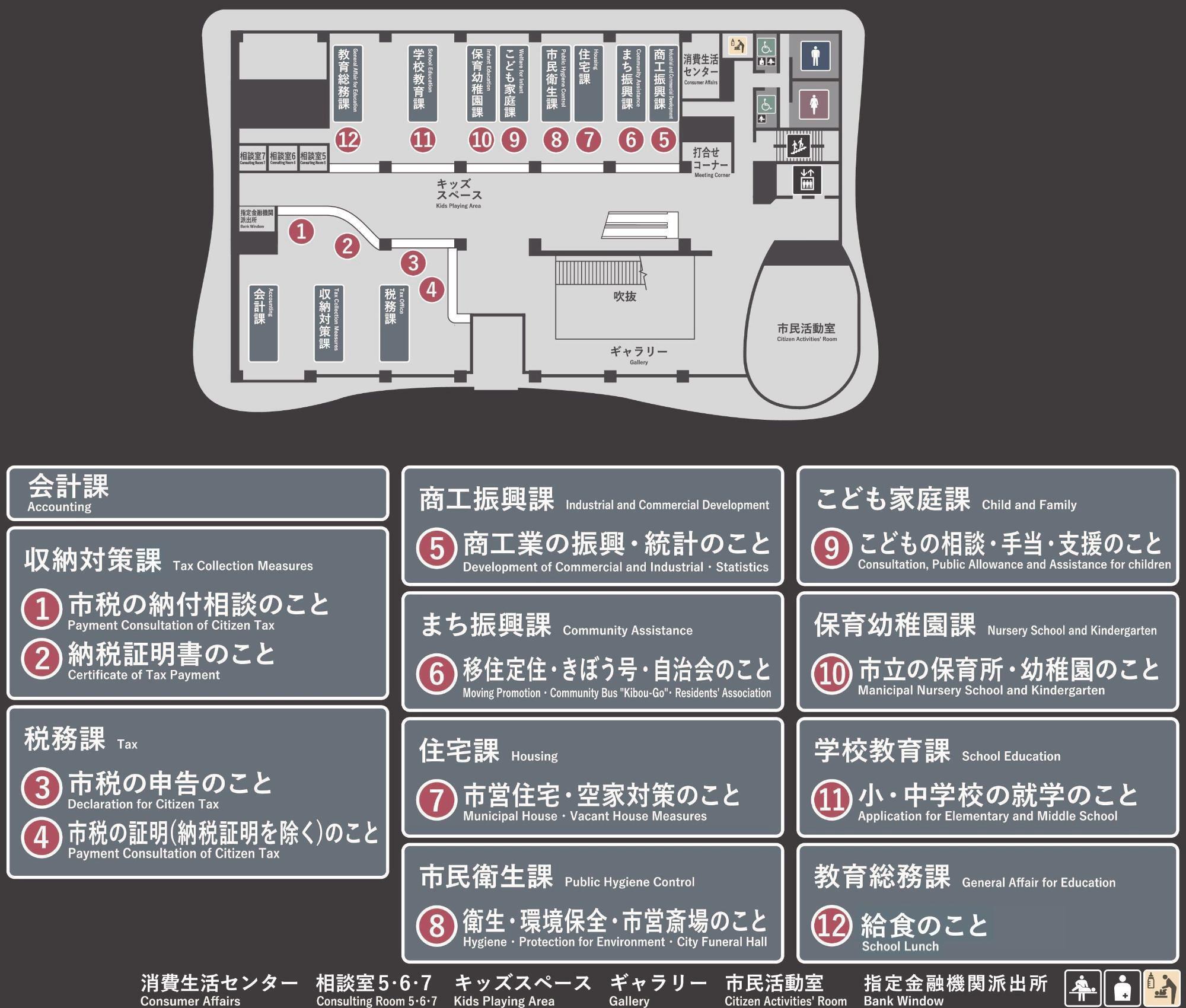 2階フロア図